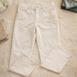 Levi’s High Waisted White Preppy Jeans